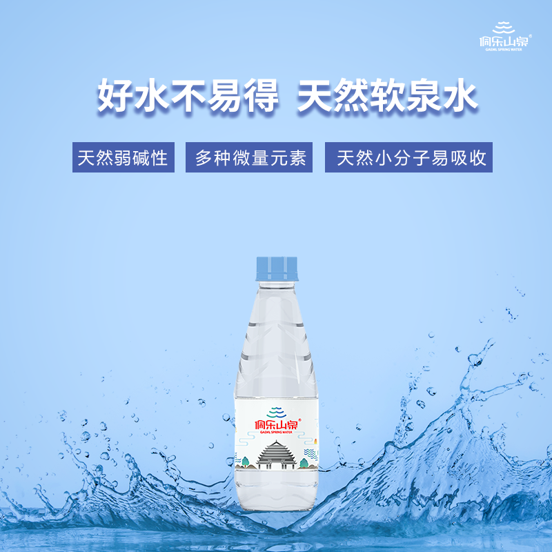 河池侗乐山泉瓶装水380ml