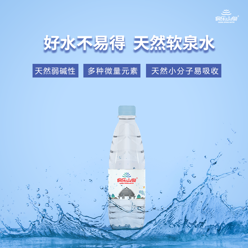 河池侗乐山泉瓶装水560ml